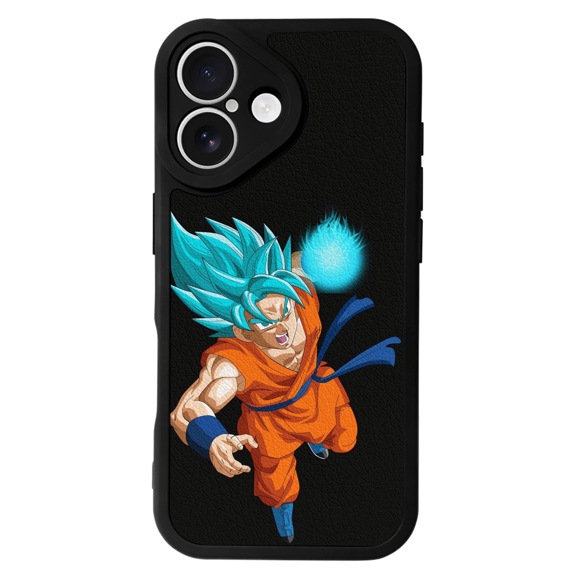 （画像用） ドラゴンボール 孫悟空（そん ごくう）Son Goku カカロット DRAGON BALL Kakarotto 【iPhone 16シリーズ対応】シリコンスマホケース（レザー調） 材質：シリコン